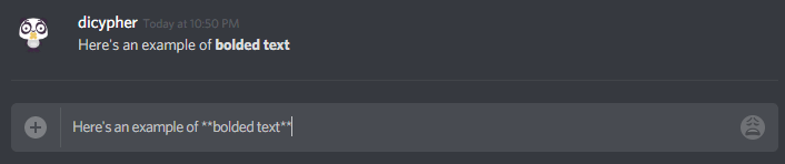 Discord Bold Text Formatting - Writebots