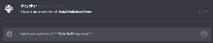 Discord Bold Italic Text Formatting - Writebots