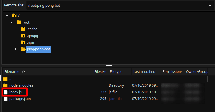 Vultr Vps Sftp Secure File Transfer Protocol Filezilla Connection - Uploading Index.js File To Vultr