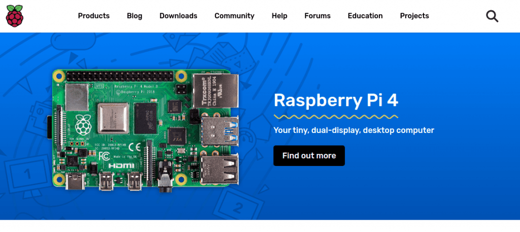 Raspberry Pi 4 Homepage For Discord Bot Hosting